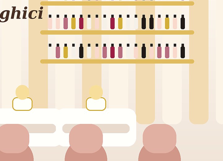 Imagine virtuală salon premium - detalii interior